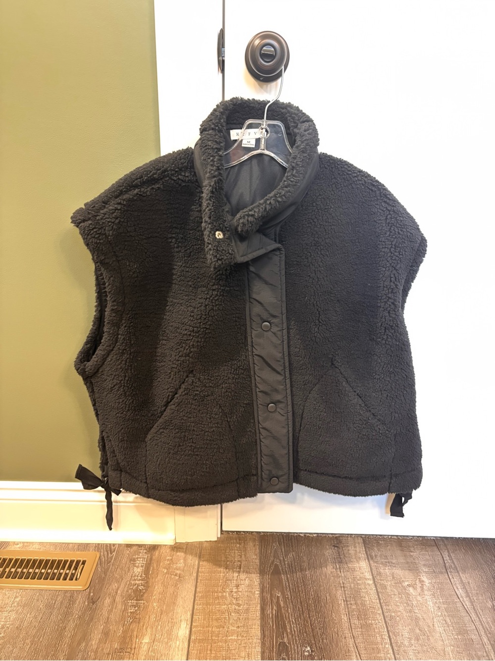 HYFVE Black Sherpa Vest